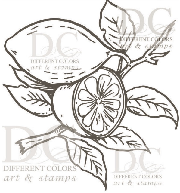 חותמת עץ - Summer Lemon